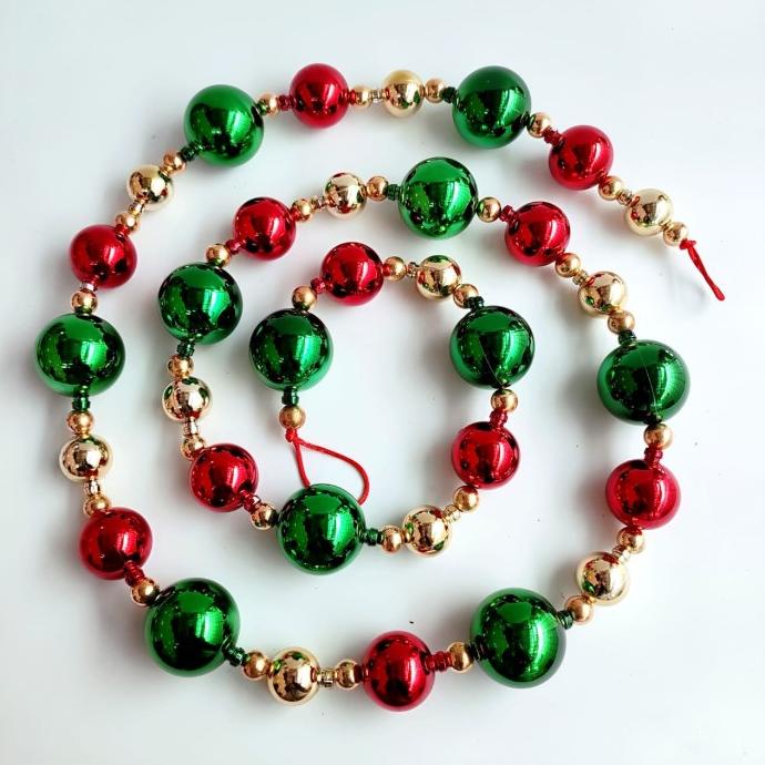 

Garland Bola Natal 1.8M Dekorasi Christmas Ball Bola Rantai Lingkar Terbaik