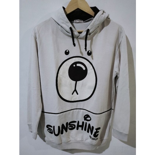 Jaket Sweater Putih Nevada