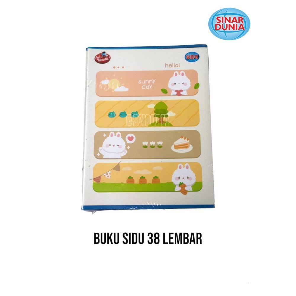 

Terbaik! Buku Tulis Sinar Dunia / SIDU & KIKY 38 Lembar - Perpack ~