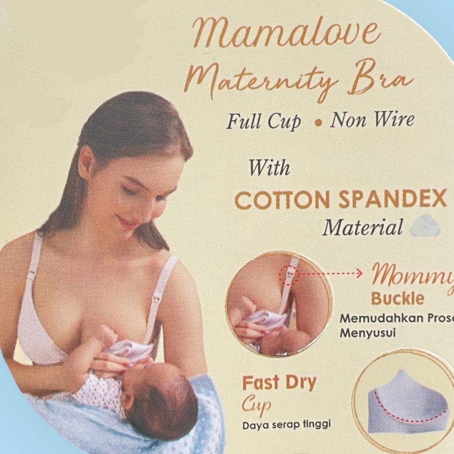 Wacoal Maternity Bra IB 8037 No Wire Katun / Bra Menyusui