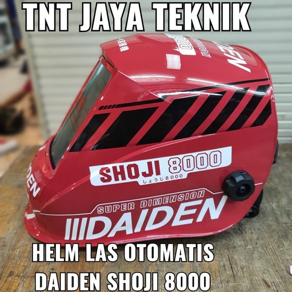 HELM LAS OTOMATIS DAIDEN SHOJI 8000 - TOPENG LAS - KEDOK LAS OTOMATIS AUTO DARKENING DAIDEN SHOJI