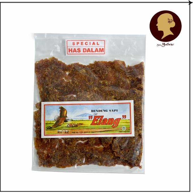 

Dendeng daging sapi ELANG oleh Solo 250 gr halal special beef jerky dr