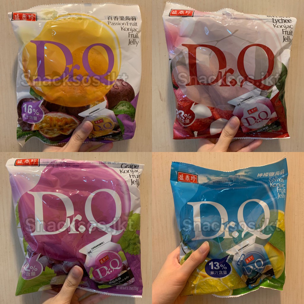 

Dr.Q Triko Konjac Fruit Jelly Grape / Lemon / Passion Fruit / Lychee - Taiwan
