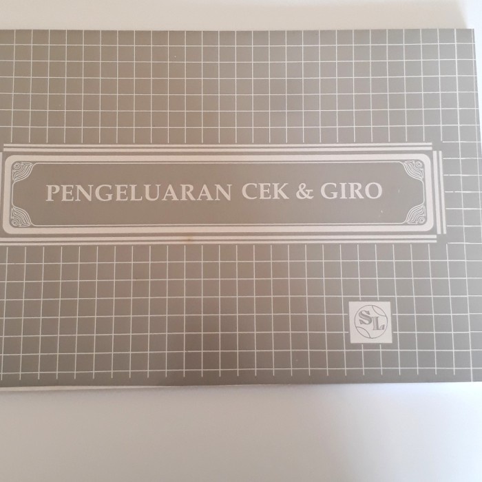 

Promo Buku Pengeluaran Cek & Giro Horizontal