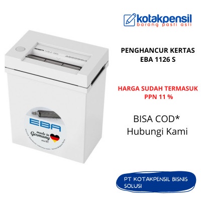Promo Eba 1126 S Mesin Penghancur Kertas Dokumen / Paper Shredder