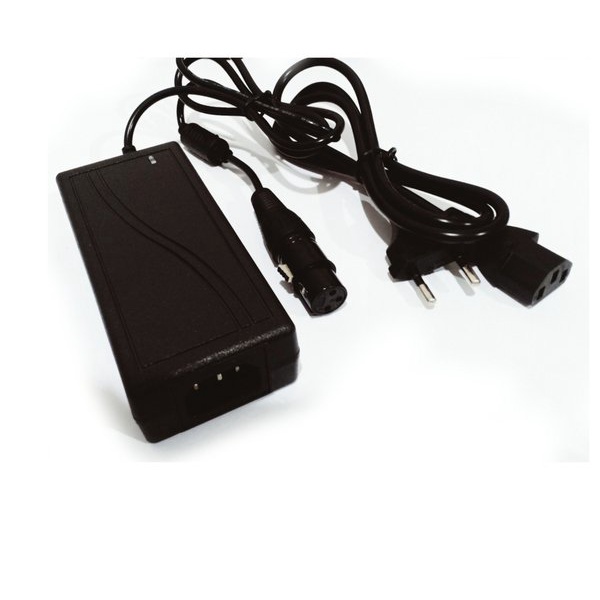 Skuter Listrik Adaptor 24V 5A 3 Pin Xlr Canon Female Male Kursi Roda Golf Sepeda 24 Volt 5 Ampere