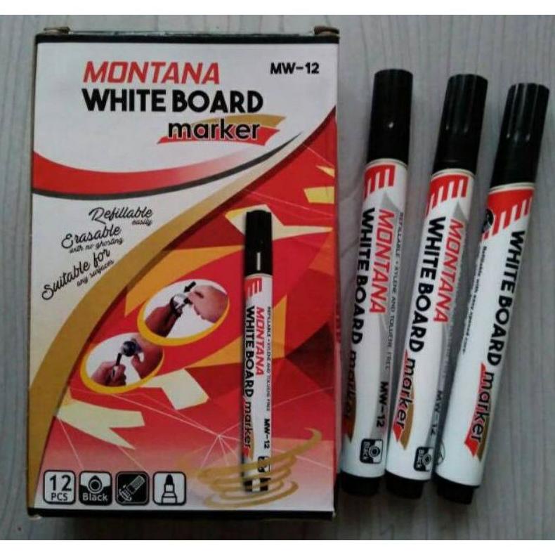 

Cod (12Pcs) Spidol Montana Whiteboard Mw-12 / Spidol Papan Tulis Terlaris