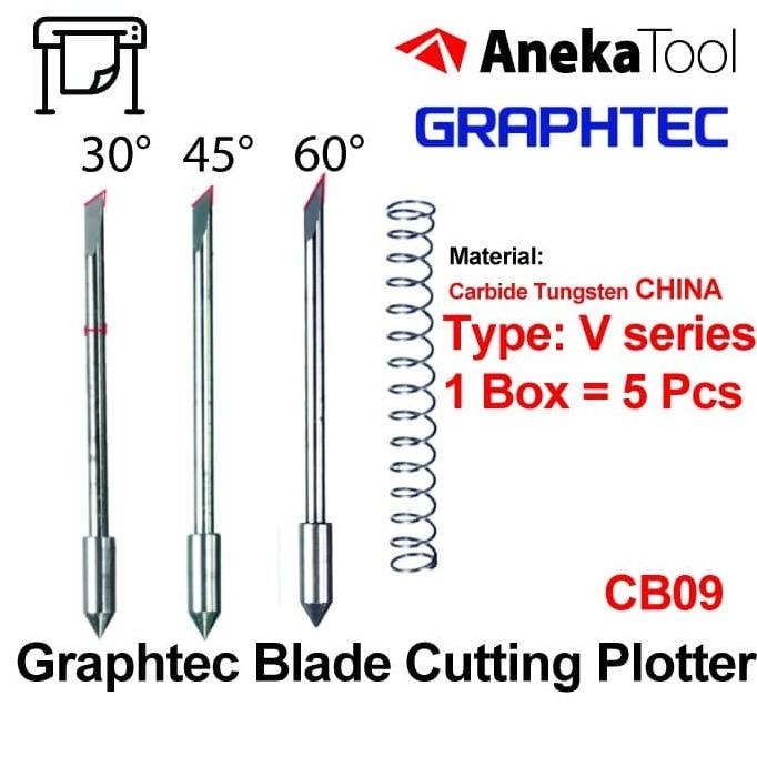 

Pisau Cutting Sticker Graphtec Blade - V Series (Baja Carbide China) Kode 601