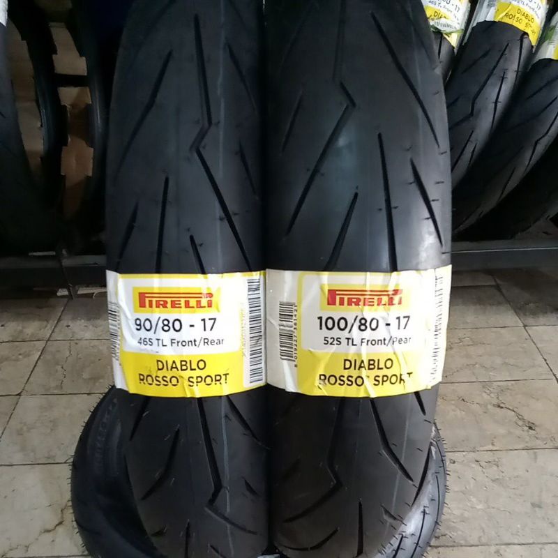 ban Pirelli PAKET BAN PIRELLI (DRS) 90/80/17 - 100/80/17