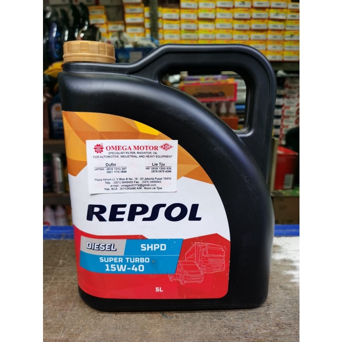 ✅Termurah Repsol Diesel Shpd 15W-40 Diesel Engine Oil 5Liter Terbatas