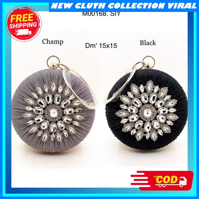 Clutch Pesta Premium Korean Style Kondangan Ori Hanbags Tas Cewek Kekinian Impor Korea Mini Mewah El
