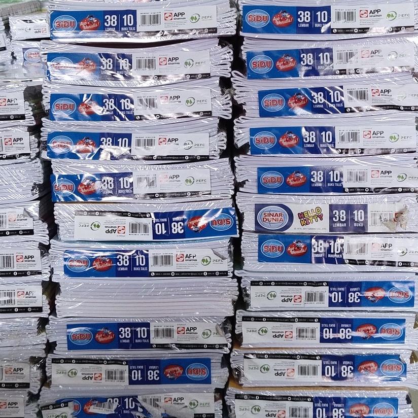 

Sale Buku Tulis Sidu 38 / Buku Tulis Sinar Dunia 38 Lembar 10 Pcs/ Buku Tulis Murah Sale
