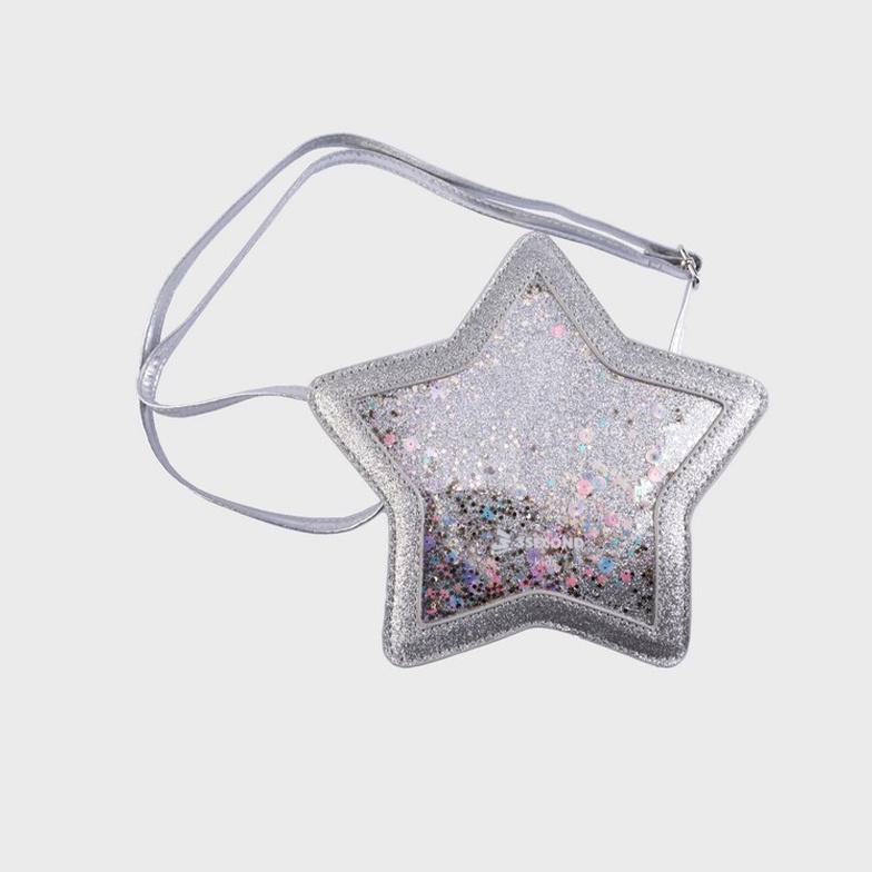 Bisa Cod 3Second Kids Tas Selempang Anak Perempuan Glitter Bintang Sling Bag Girl 010223 Terbaru