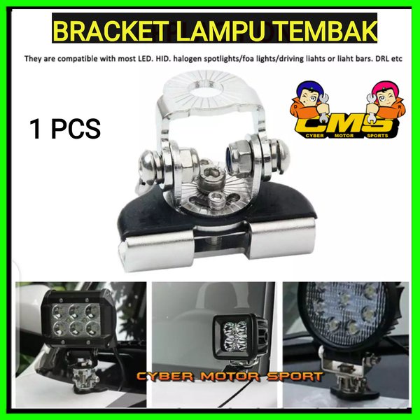 Bracket Lampu tembak. braket lampu tembak. dudukan lampu tembak. lampu sorot. lampu kabut. lampu