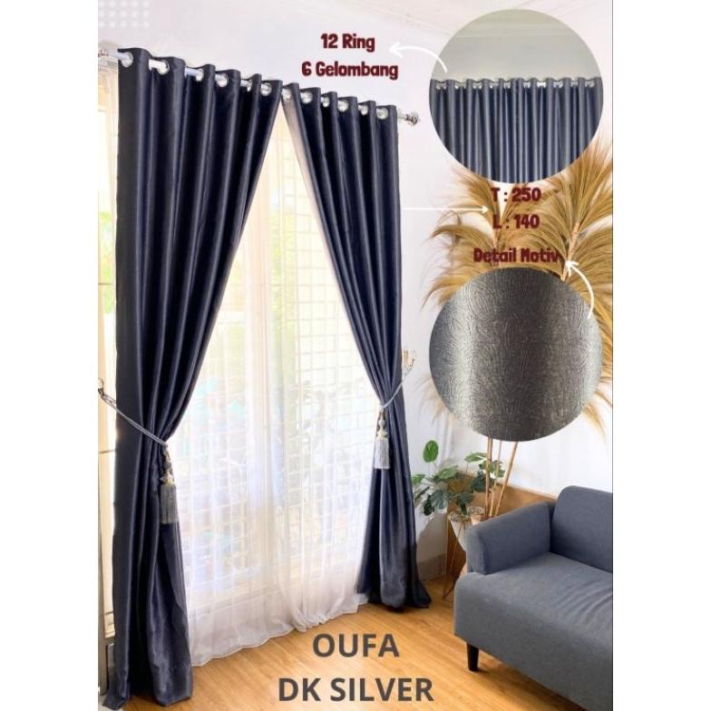 Toko bunda GORDEN POLOS / tirai gorden minimalis TBH001