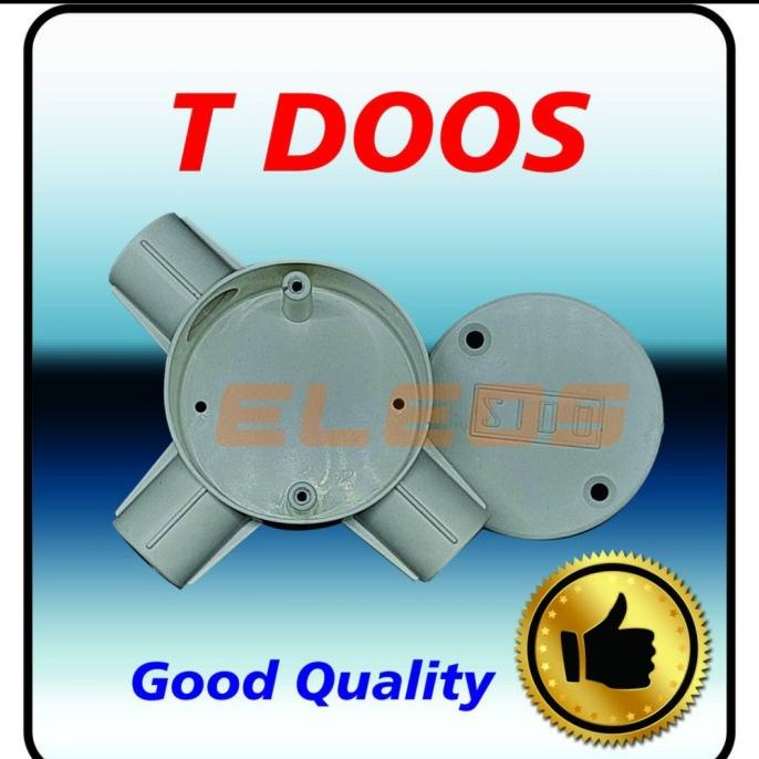 Buruan beli] Rumah sambungan kabel T-Dus warna putih cabang 3  Merek SIDO