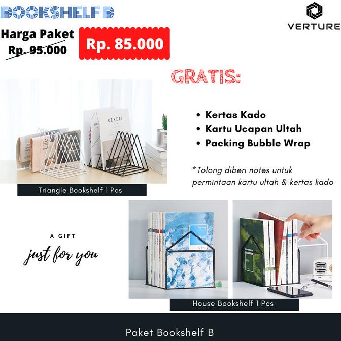 

Produk Unggulan] Kado Hadiah Ulang Tahun Pembatas Buku / Bookshelf B