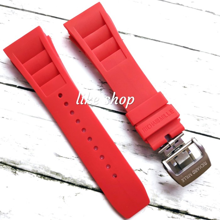 ✅New Ori Tali Strap Jam Tangan Richard Mille Richardmille Rm Baut Rubber Limited