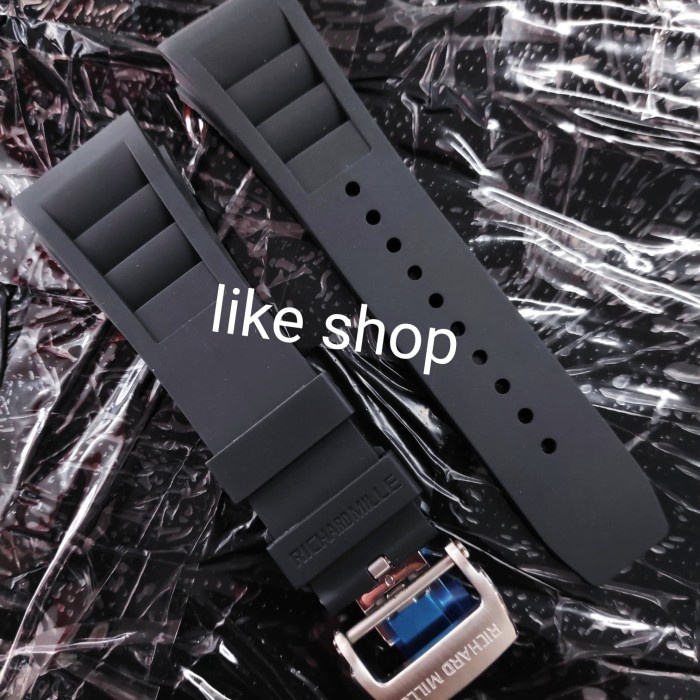 ✅New Ori Richard Mille Tali Strap Jam Tangan Richardmille Rm Baut Karet Watch Berkualitas
