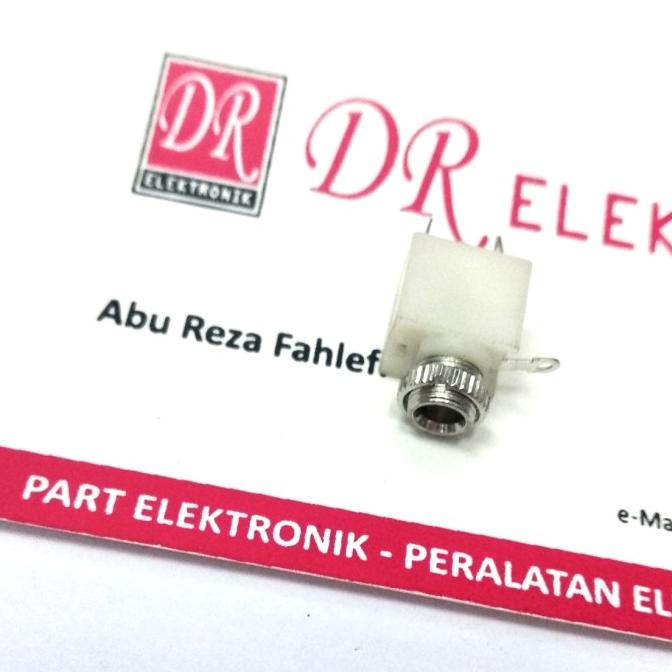 

Update Soket Socket audio stereo PCB female single putih jack 3.5mm jek 3,5 dre3