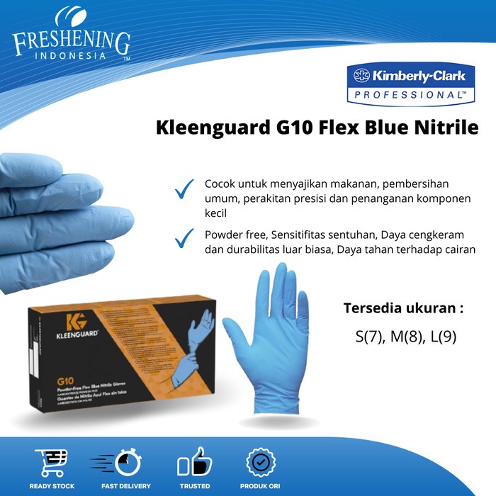 Sarung Tangan Nitlile/Gloves Nitrile Kleenguard G10