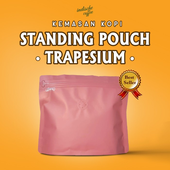 

] KEMASAN KOPI TRAPESIUM 250GR DENGAN ZIPPER DAN VALVE
