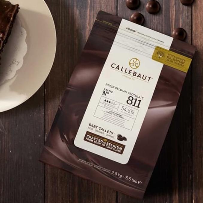 

callebaut 811 dark chocolate 54,5% repack 250 gr