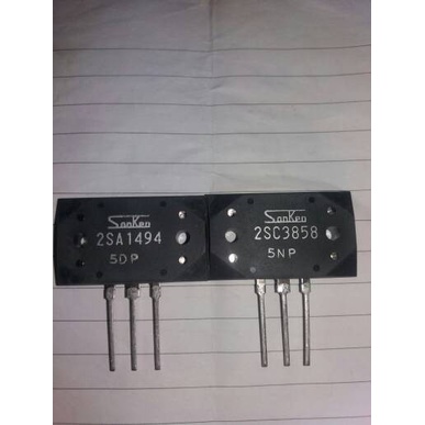 Transistor Sanken 1494/3858 Asli