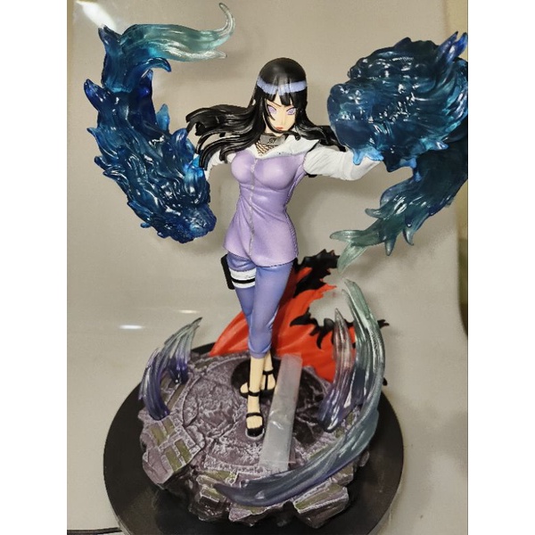 (naruto) (box) action figure anime statue hinata hyuga