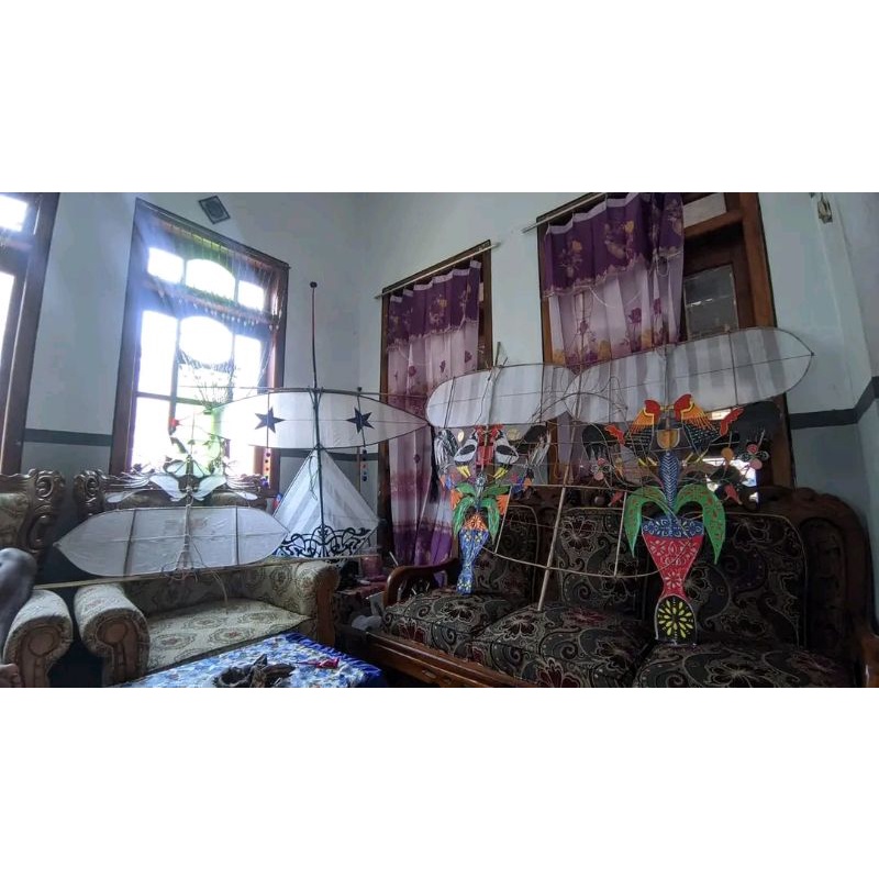 layangan gapangan / Pegon / ram raman / layangan lembegen (gedek)