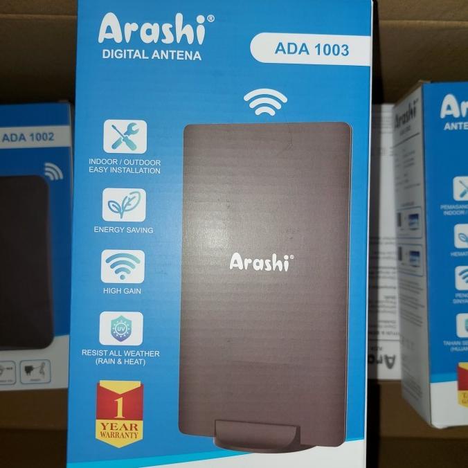 Antena HDTV Digital Indoor Outdoor Booster Arashi - ADA 1003