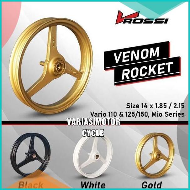 VROSSI VELG ROSSI VENOM ROCKET PALANG 3 DAYTONA XEON 125/MIO M3/FINO
