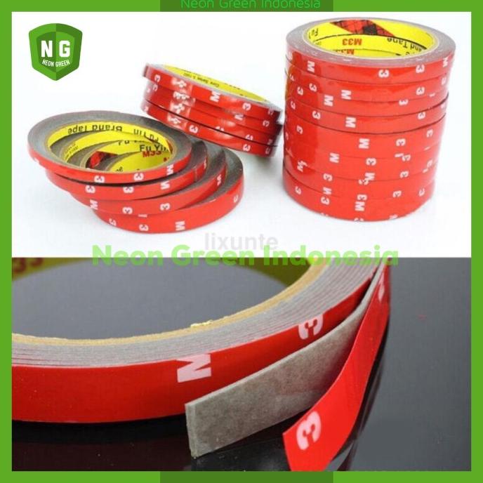 

!!!!!!] AL-001 Double Tape 3M / Perekat Lem 3M Merah 8mm (Strong)