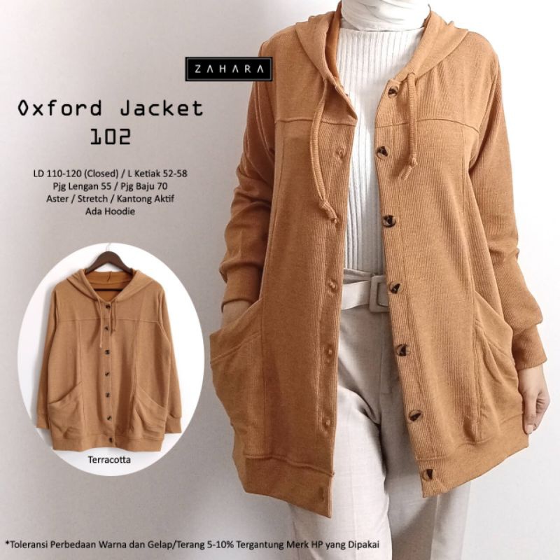 [PREMIUM] BEST PRODUCT [FREE GIFT 12/6]* OXFORD JACKET 81 BY ZAHARA REALPICTURE BHN KNIT - ADA