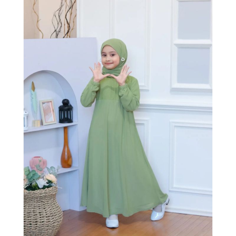 CF5 NAFISHA KIDS+PHASMINA GAMIS KONDANGAN ANAK USIA 8-10 TAHUN/GAMIS ANAK PEREMPUAN/GAMIS ANAK