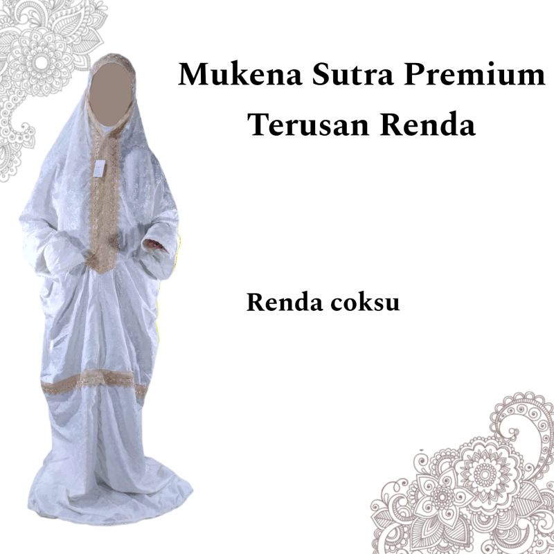 Mukena Terusan Sutra Premium Terbaru Termurah SN