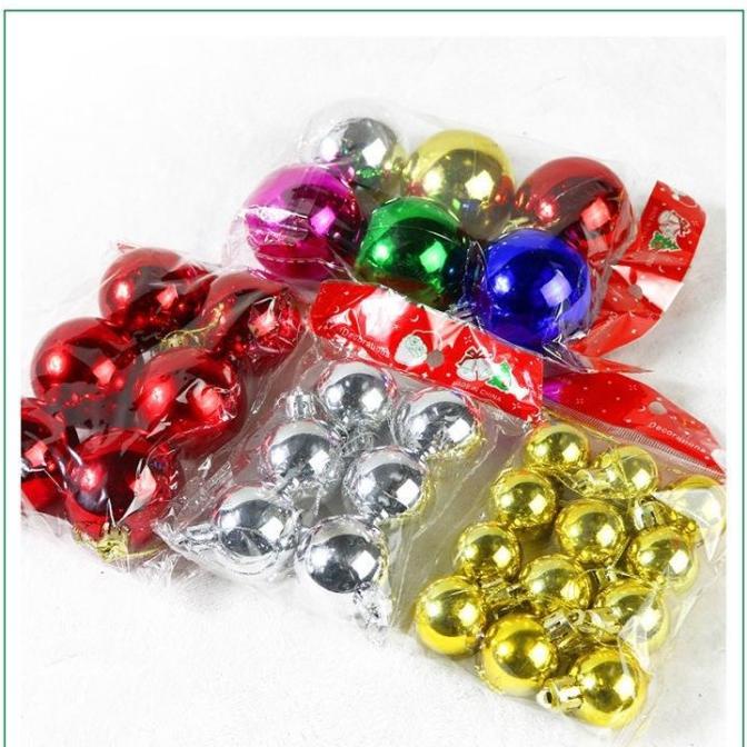 

Bola Natal Glossy Opp Dekor Christmas Dekor Pohon Bola 10Cm 15Cm 20Cm Limited Edition