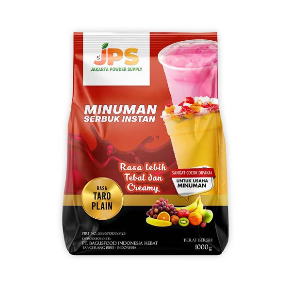 

Jps Powder Bubuk Numan Serbuk Instan Rasa Taro Plain Tanpa Gula 1Kg