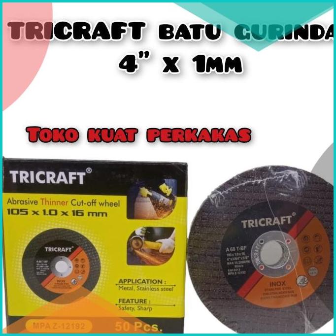 Batu Gerinda Potong Tricraft 4" 20JVLZ3 onderdil  tools