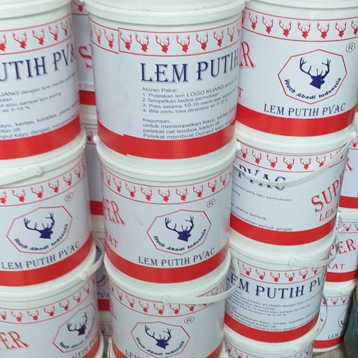 

Lem Putih Pvac Lem Super Lekat 3 Kg Tahan Thinner Tdk Kempot Keras