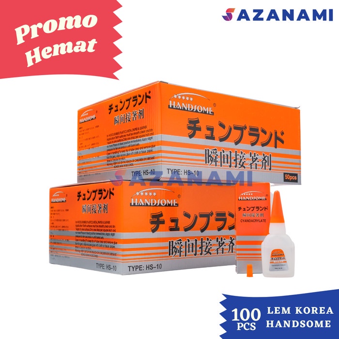 

Promo Hemat 3A 100 Pcs Lem Korea Handsome Lem Serbaguna