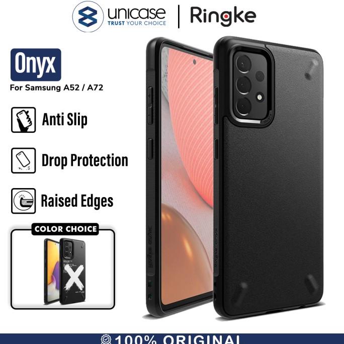 SALE Case Samsung Galaxy A52 / A72 Ringke Onyx TPU Softcase casing - A72, Black Termurah
