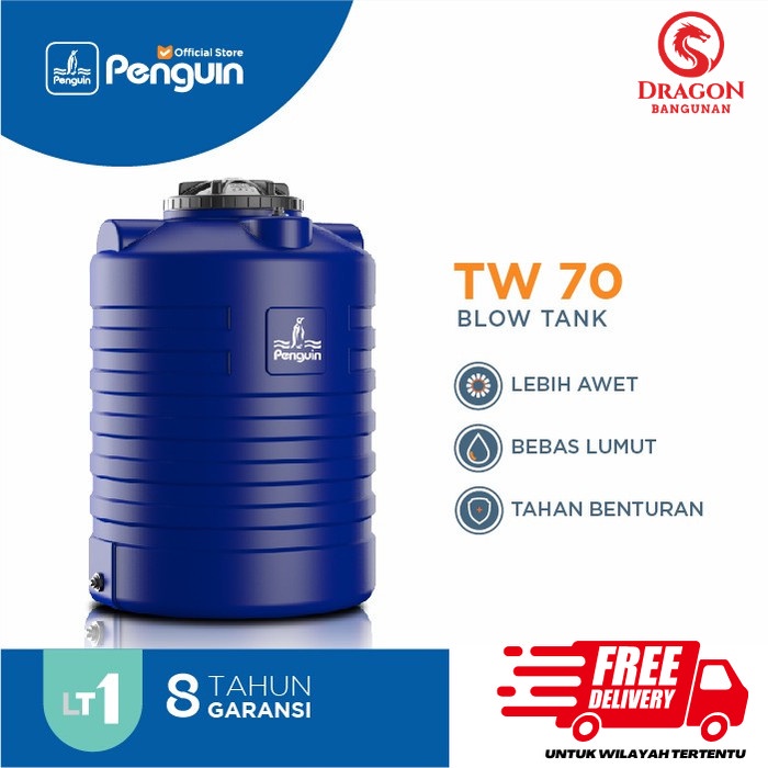 Promo Tangki Air Penguin Tw 70 - 700 Liter Toren Air Tandon Air Penguin