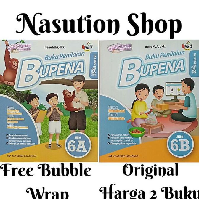 

SALE Paket Bupena kelas 6 sd/mi 6A & 6B Erlangga Termurah