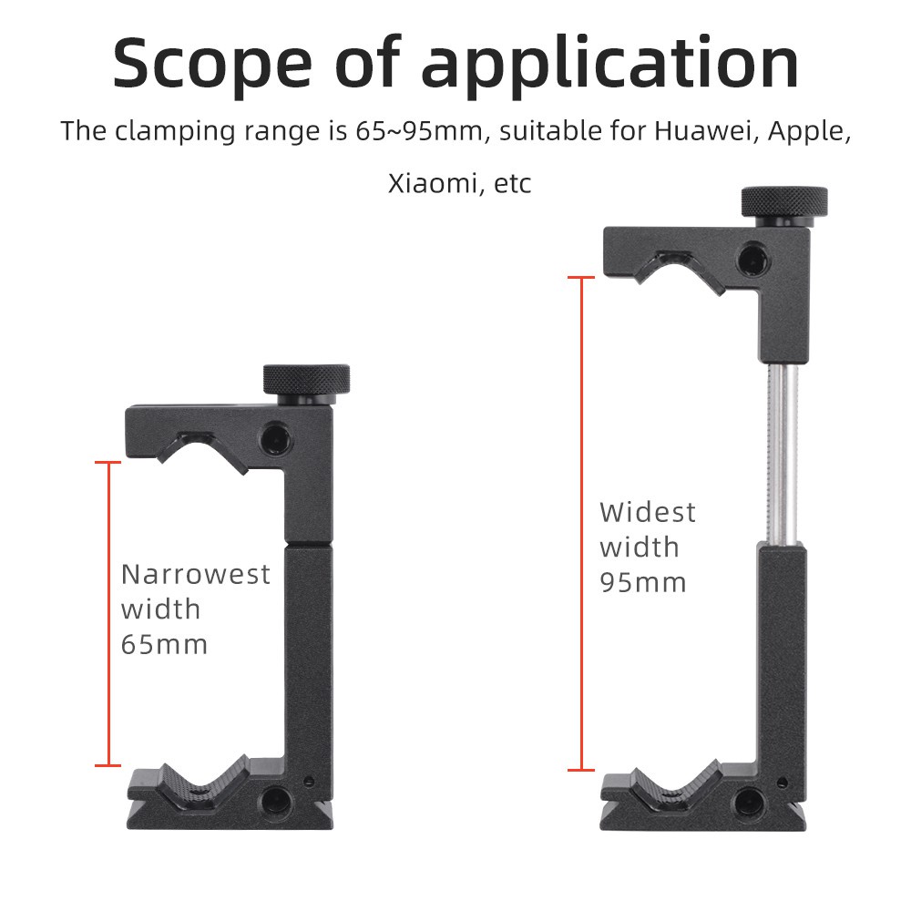 Kingma U-Mount Phone Holder 6.5" With Hotshoe Led / Crophone / Etc