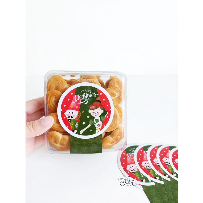 

Buruan serbu] (SC046) stiker natal DANCESHOW untuk toples 250gr (uk 7x14cm)