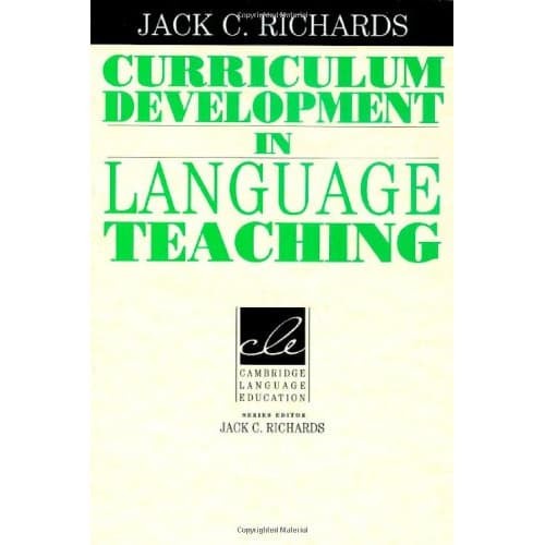 

Curriculum Development in Language Teaching, Jack C. Richards