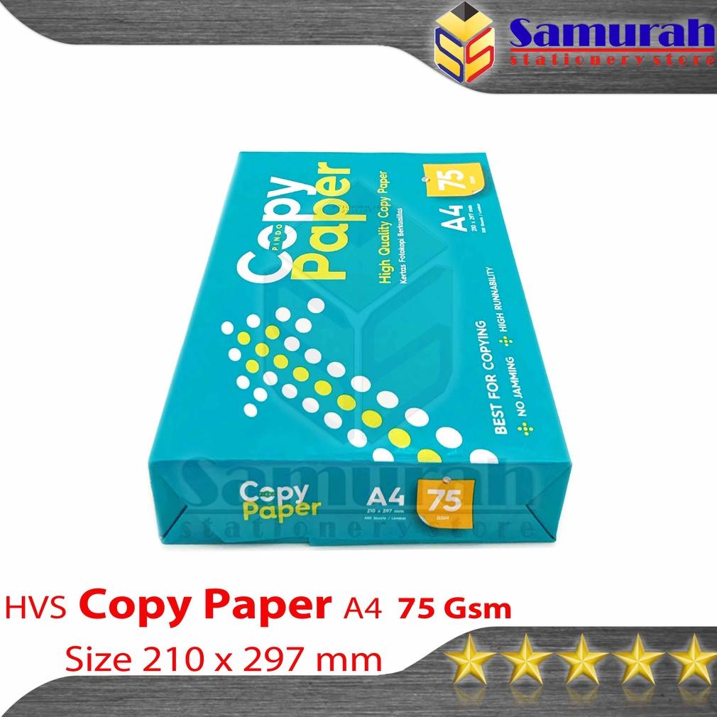 

Terjangkau Kertas HVS Copy Paper A4 75 Gsm / 1 Rim HVS CopyPaper A4 75 Gram / Kertas Print Hvs Putih CPB 75gsm Ter ..