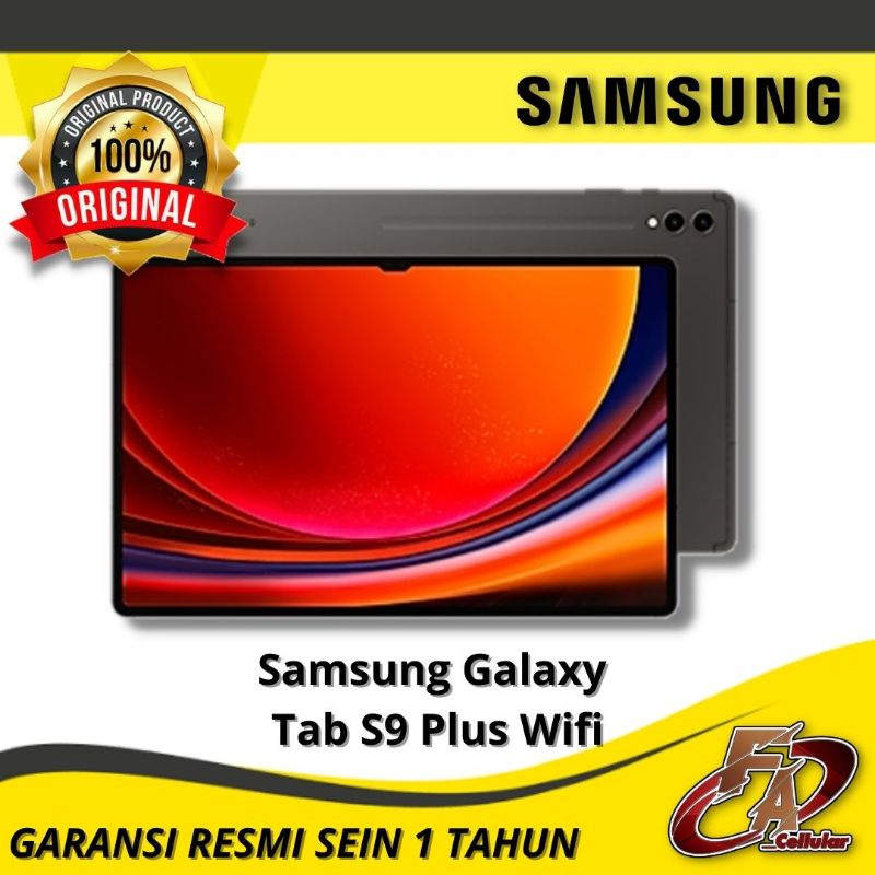 Samsung Galaxy Tab S9 Plus Wifi 12/256 - Garansi Resmi Samsung Indonesia