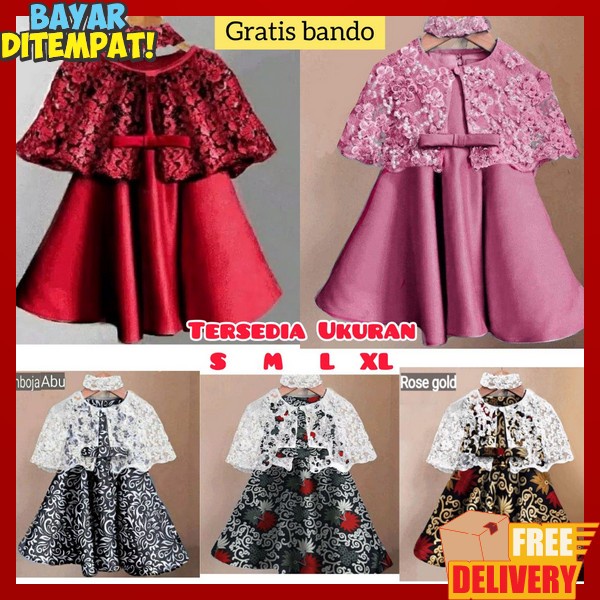 Keknian Merry Christmast Modern Gaun Anakk Perempuan Gu Dress Anak Perempuan Pestaa Ank Baju Dres An